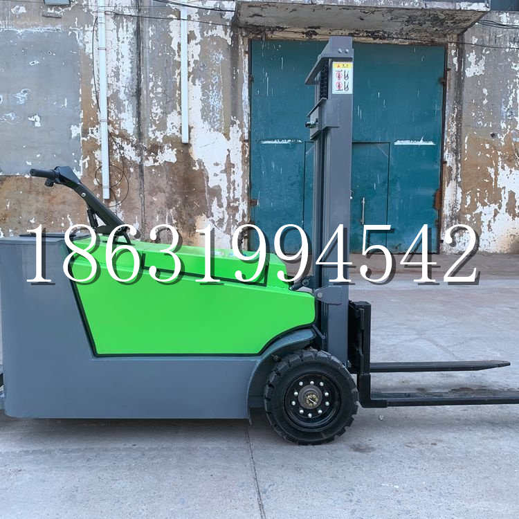 米林县小型电动叉车1吨2吨步行站驾式电瓶堆高充电装卸车液压升降车铲车